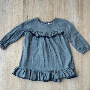 Zara Kids Blue Ruffle Blouse
